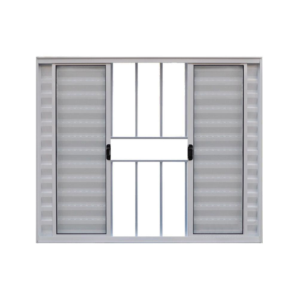 Veneziana de Correr 6 Folhas C/Grade 1.00 x 1.50 - Hale