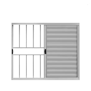 Veneziana de Correr 3 Folhas C/Grade 1.00 x 1.50 - Hale