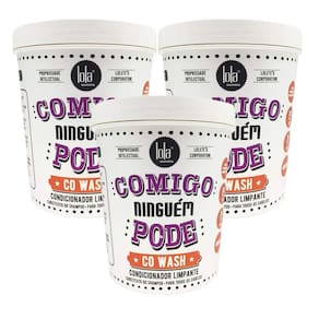 Kit 3 Condicionadores Limpante Lola Comigo Ninguém Pode 450g