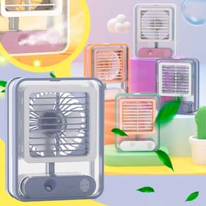 Ventilador USB Umidificador - 3 Velocidades - Branco