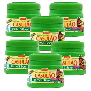 Kit Máscara Capilar De Tratamento Crisma Casulão 500g - 6 Unidades