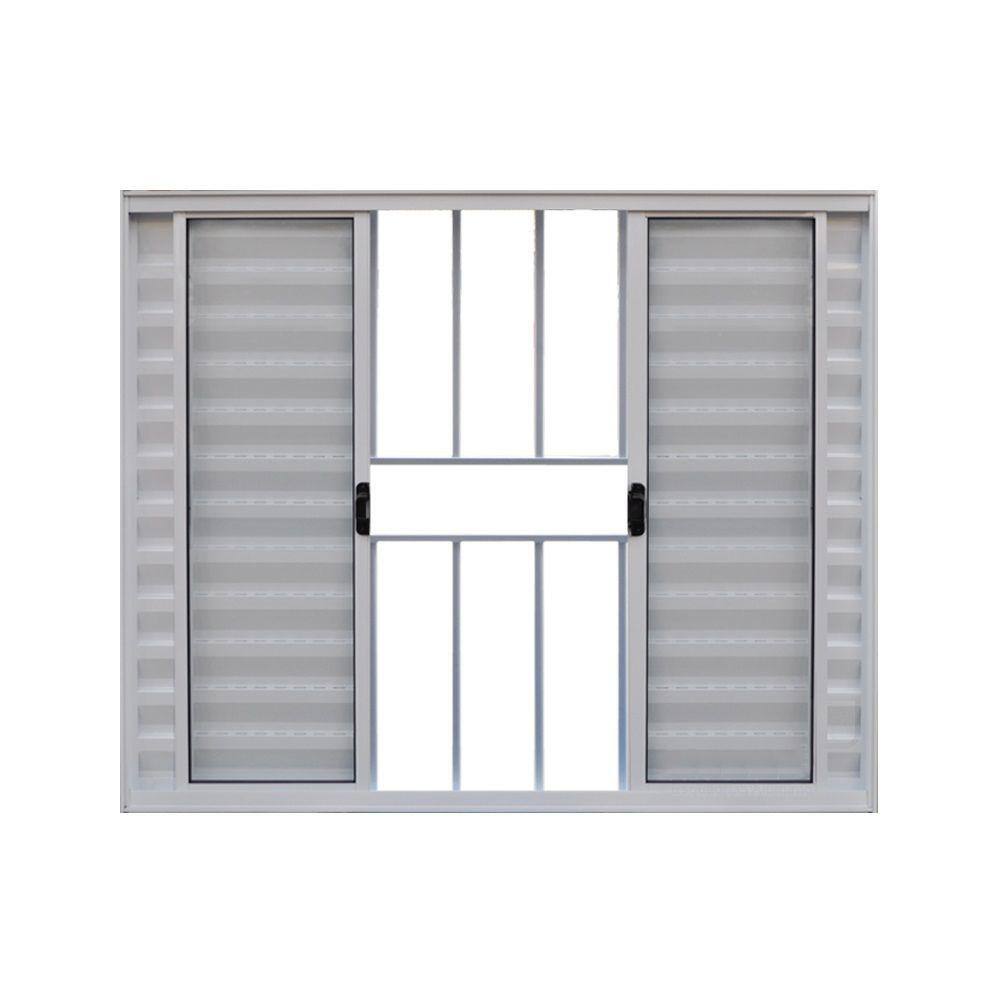 Veneziana de Correr 6 Folhas C/Grade 1.00 x 1.20 - Hale