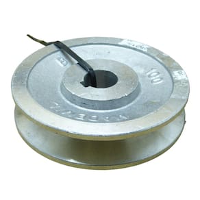 Polia De Alumínio 4`` 100Mm 1B Com Furo 19Mm Chiaperini Cj25Apv Monofásico Atg2 20 200 Wp15 Psv10Sp Psv25Sp Psv20Tp Psv25Ap