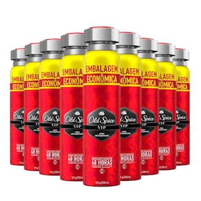 Kit Desodorante Spray Antitranspirante Old Spice Vip 200ml - 9 Unidades