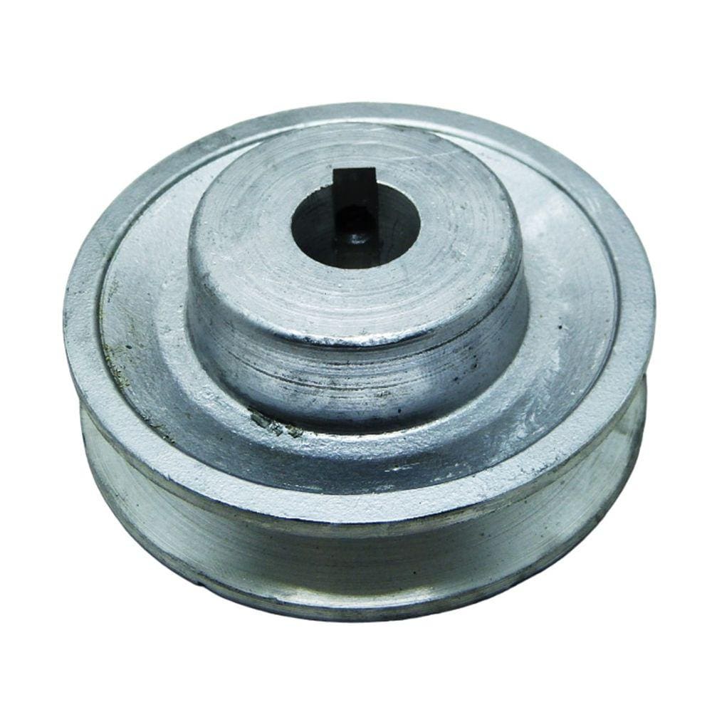 Polia De Alumínio 3 1/2`` 90Mm 1B Com Furo 19Mm