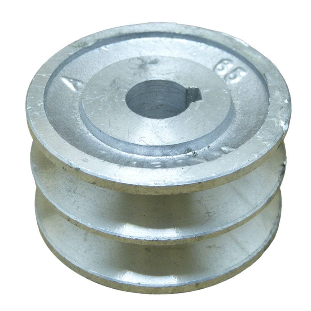 Polia De Alumínio 65Mm 2A Com Furo 16Mm