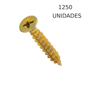 Parafuso Cabeça Chata Phillips 4 x 30 mm 1250 Unidades BELENUS