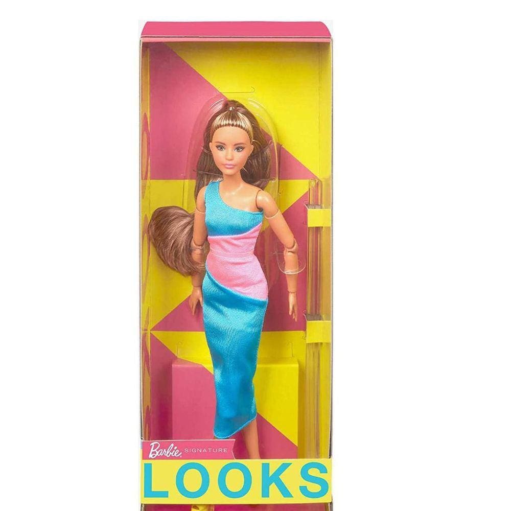 Barbie extra deluxe doll cabelo azul