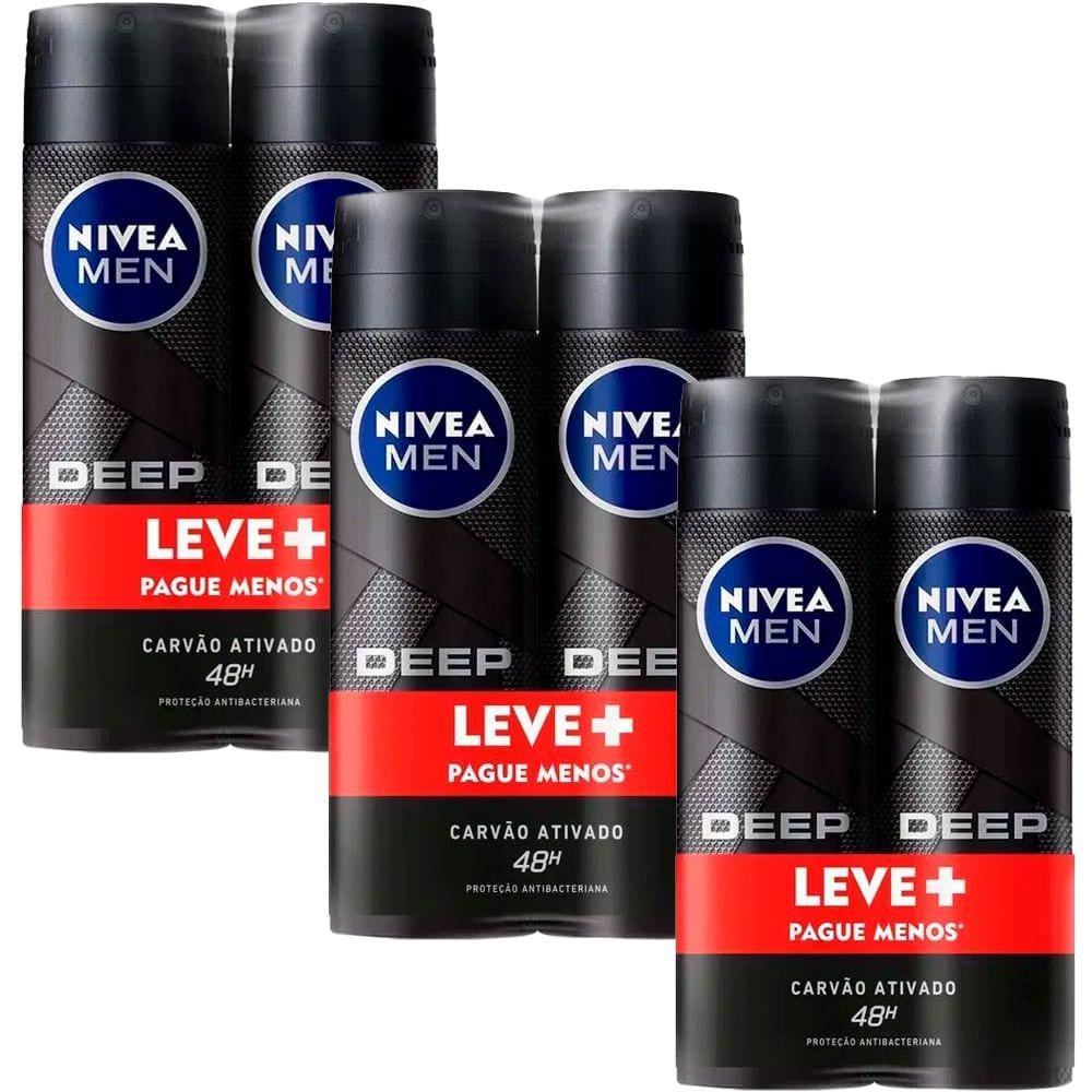 Kit Desodorante Aerosol Giovanna Baby Blue Duo Pack - 3 Unidades