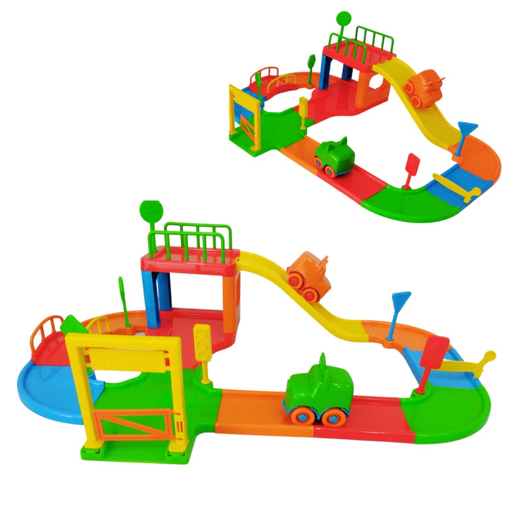 Pista Carrinho Brinquedo Neon Looping Brilha No Escuro Pk005