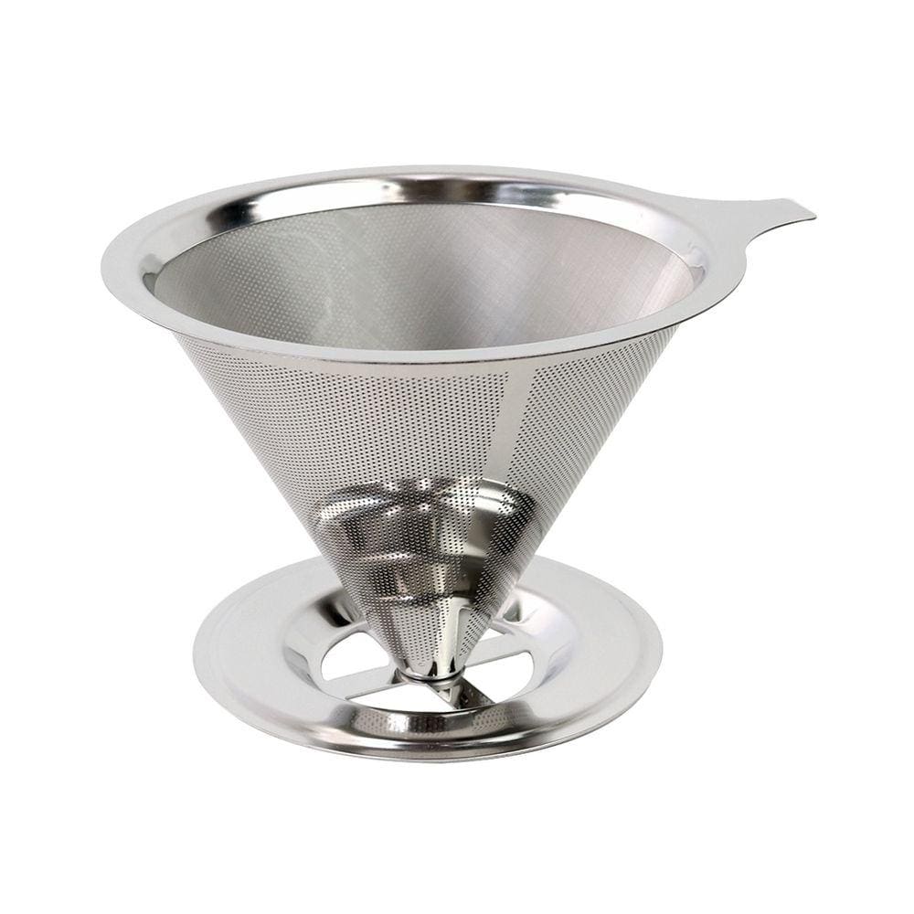Filtro E Coador De Café Inox Reutilizável 9x11x12,5cm