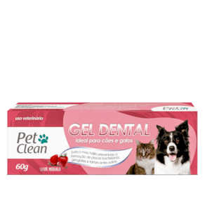 Pet Clean Morango - Gel Dental para Cães 60g