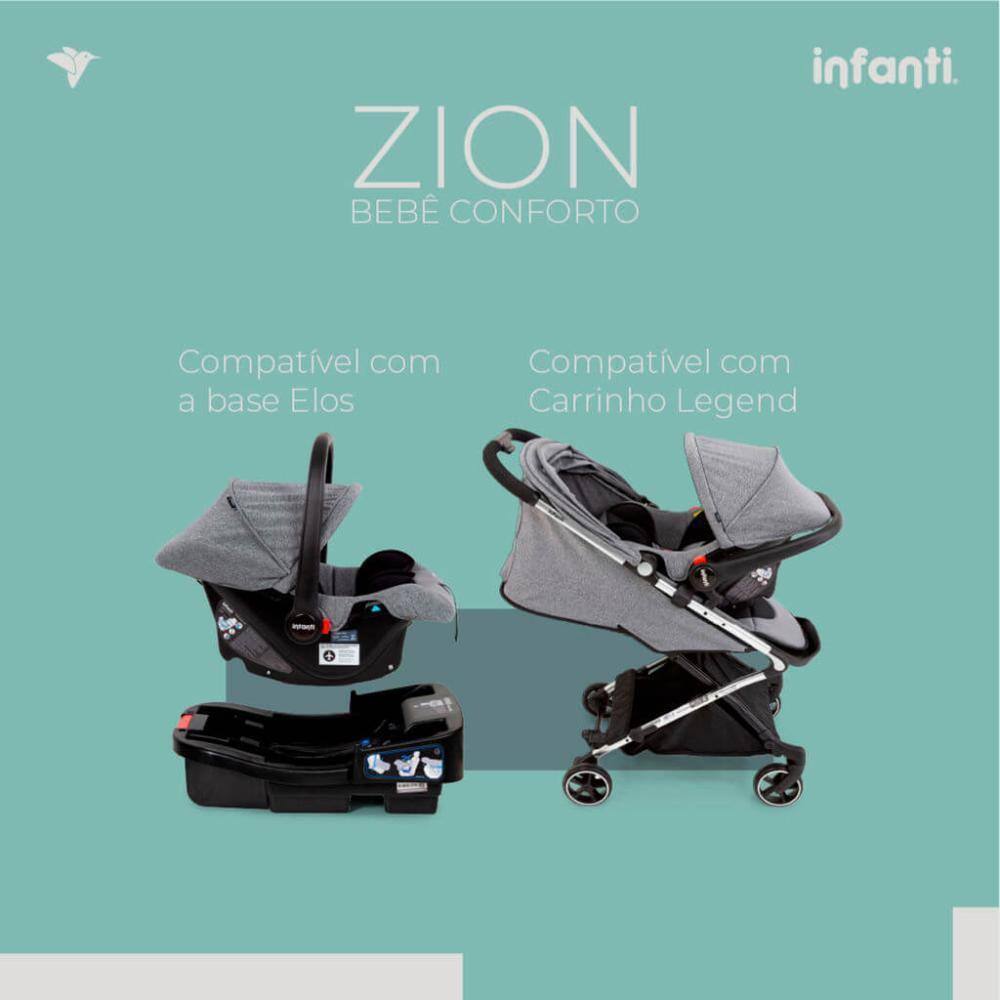Bebê Conforto Zion, Infanti - Cinza Bold | Casas Bahia