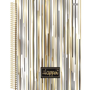 Caderno Esp Universitário Happen 10 Matérias 160 Folhas - SD