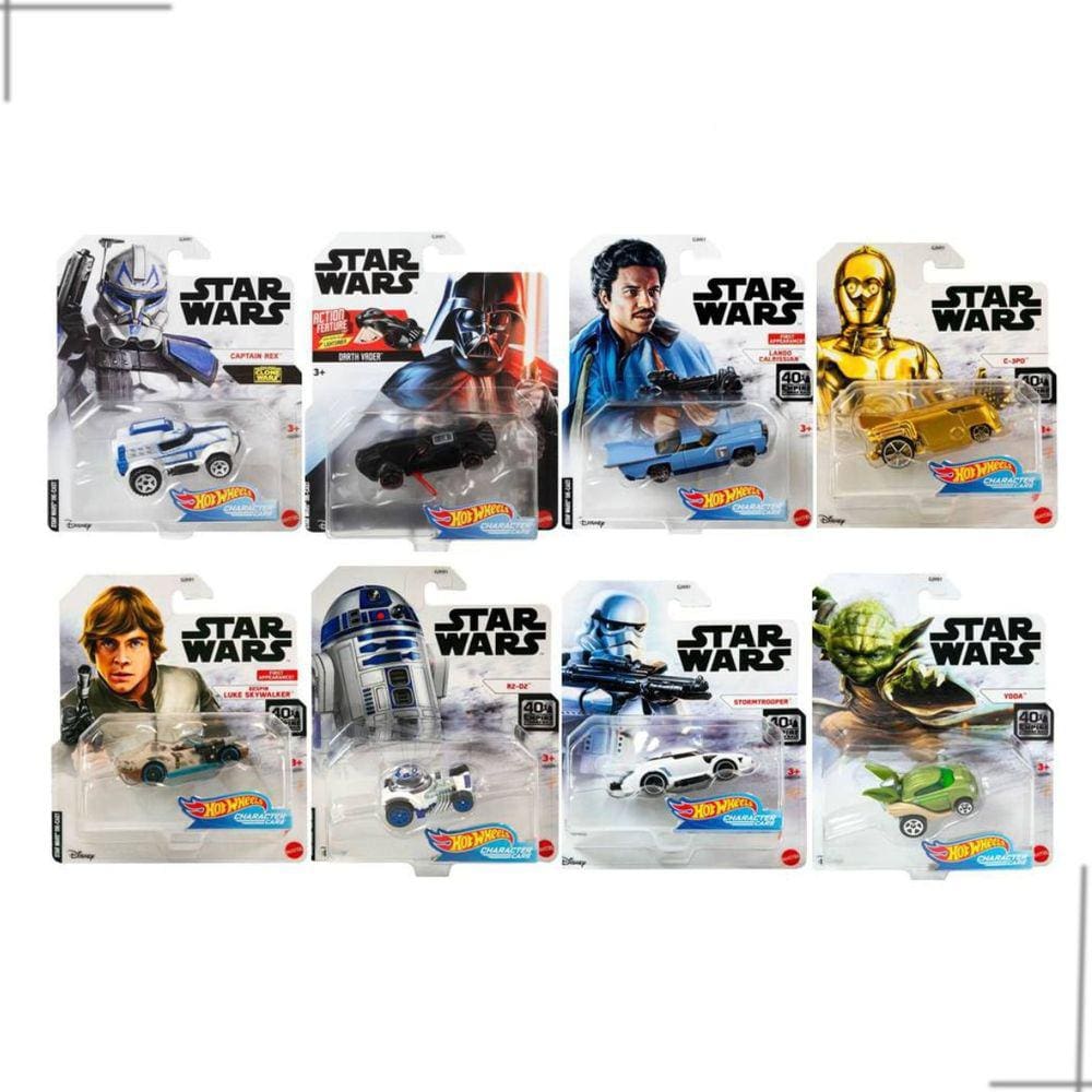 Hot Wheels Star Wars Kit C/8 Carrinhos - Mattel GJH91