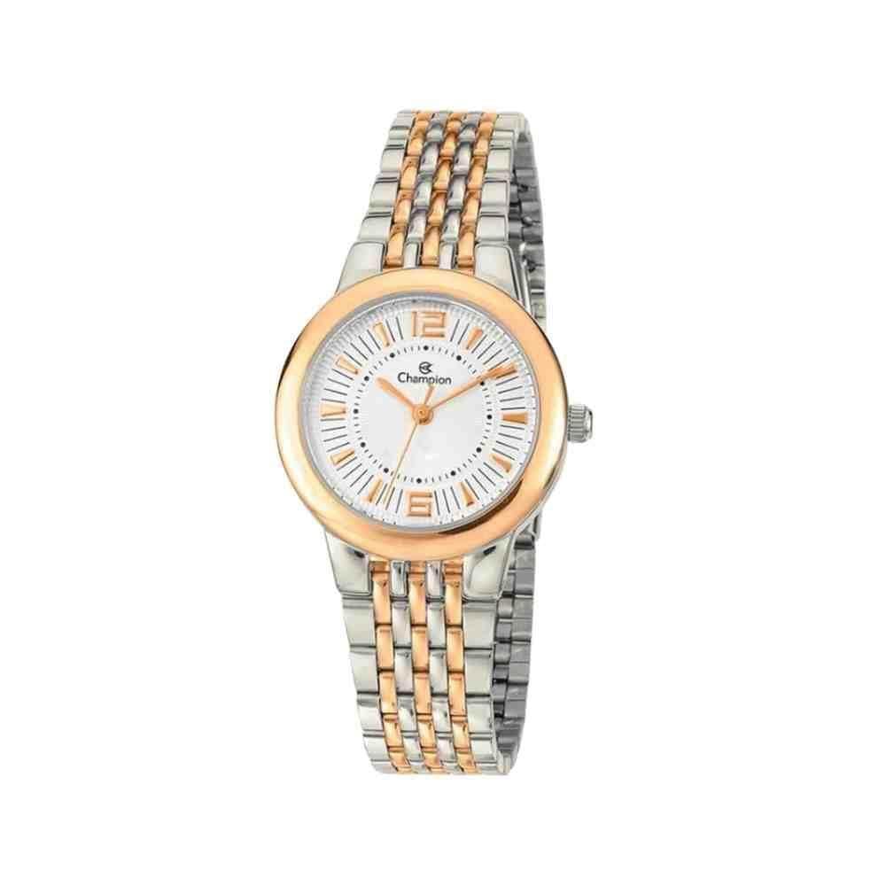 Relógio Champion Prata/Dourado CN28188MA - Analógico 50m