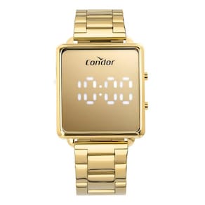 Relógio Condor Feminino Comd1202ajw/4x Led Dourado 35mm