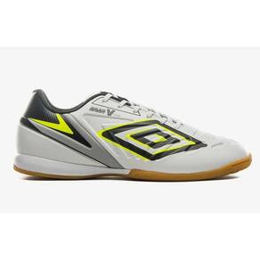 Chuteira Futsal Umbro Sala V Club Masculina - Branco/Limão