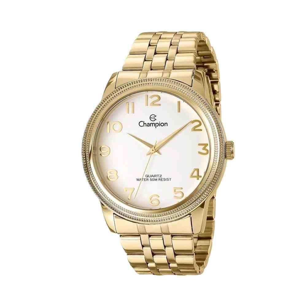 Relógio Champion Dourado Feminino CN29490MA - 50m Resistente