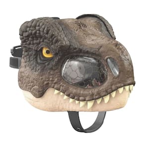 Máscara Dino Tiranossauro Rex Rugido e Mordida