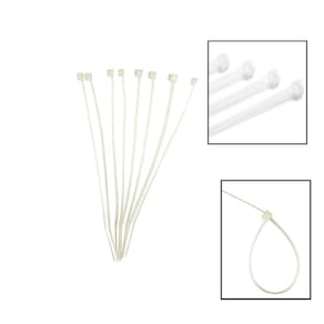 Abraçadeira Nylon EDA 8ND 2,5x150mm - 100 unid. - Branco
