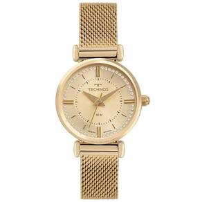 Relógio Technos Feminino Dourado 25mm 2035mxu/1d