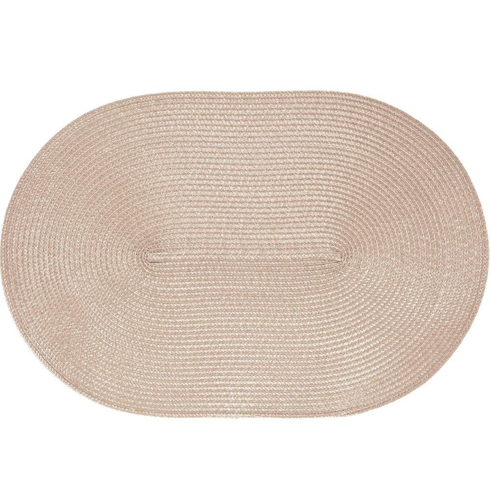 Kit 4 Americano Requinte Liso para Mesa Oval 30x45cm