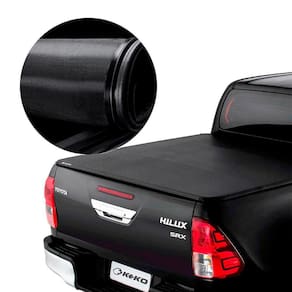 Capota Lona Marítima Hilux Cabine Dupla 2016 até 2024 GRX Pro Black Keko