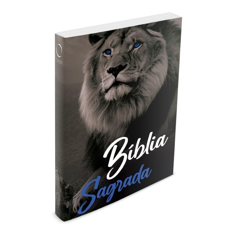 Bíblia Sagrada - Leão da Montanha Olho Azul - Brochura - NAA