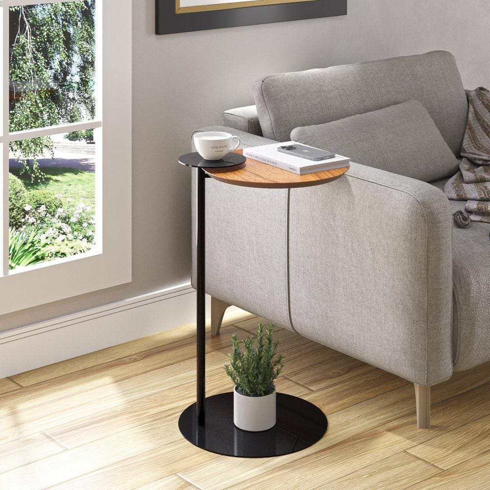 Mesa Lateral Dublin Dark/Cinamomo