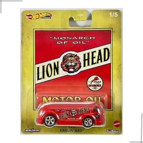 Hot Wheels 1937 Haulin Gas Vermelho Lion Head - Fuel