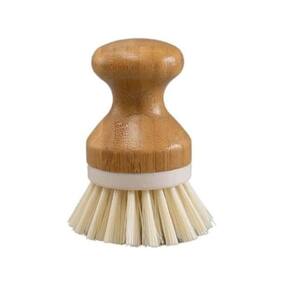Escova de Limpeza Redonda com Pega de Bambu - Oikos