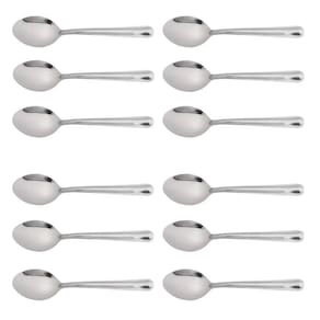 Conjunto 12 Colheres Pequenas para Sobremesa Aço Inox Linha Verão Martinazzo