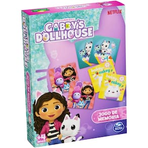Jogo Da Memoria Infantil Gabby`s Dollhouse Grow