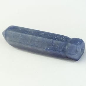 Colar Difusor Aromaterapia Pedra Quartzo Azul Ranhura Ponta