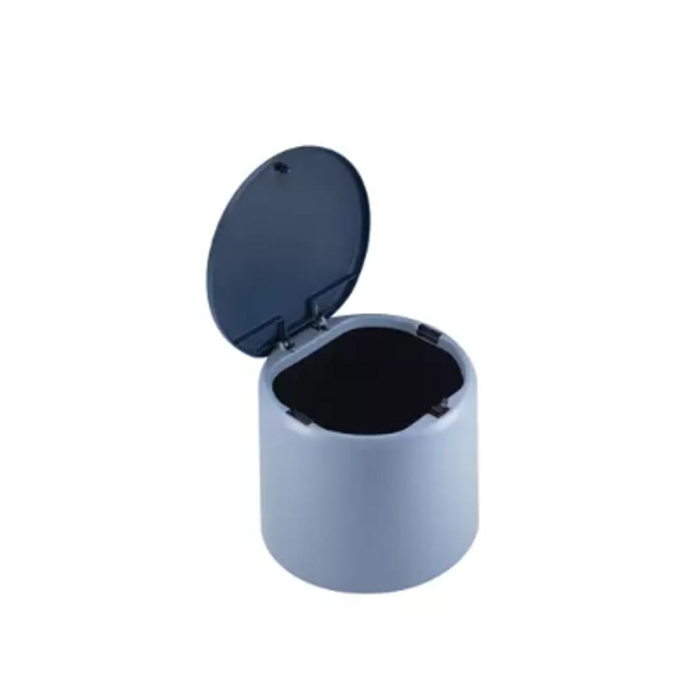 Mini Lixeira de Plástico 2L Azul - Oikos