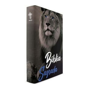Bíblia Sagrada - Leão da Montanha Olho Azul - Capa Dura - NTLH