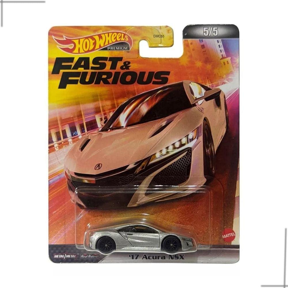 Pack 5 carrinhos Hot Wheels VELOZES E FURIOSOS 2021