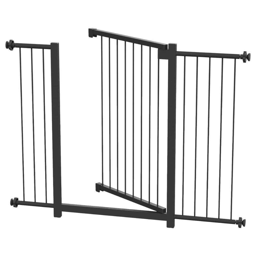 Grade Portão Divisor Ambiente Multigrade 70 A 100 Cm Preto