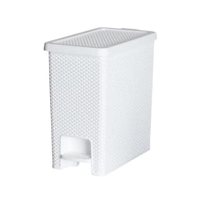 Lixeira De Cozinha Moderna Quarto 10 Litros C/Pedal Multiuso
