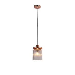 Pendente Tule 22cm 1x4w E14 Rosé Gold