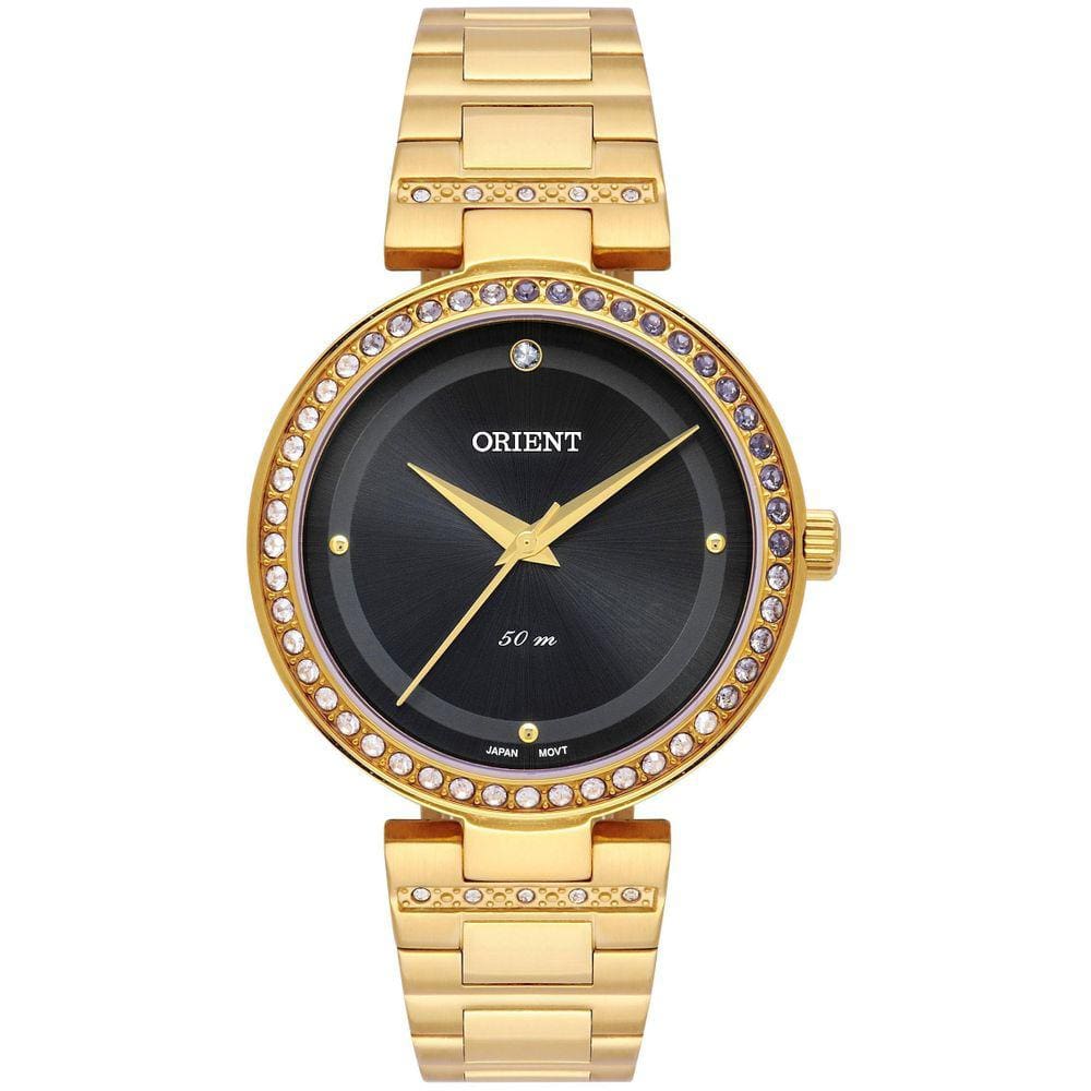 Relógio Orient Feminino Eternal Fgss0205 P1Kx Dourado Preto