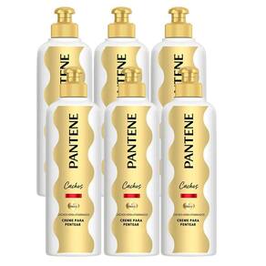 Kit 6 Cremes Para Pentear Pantene Cachos Hidra-Vitaminados 240g