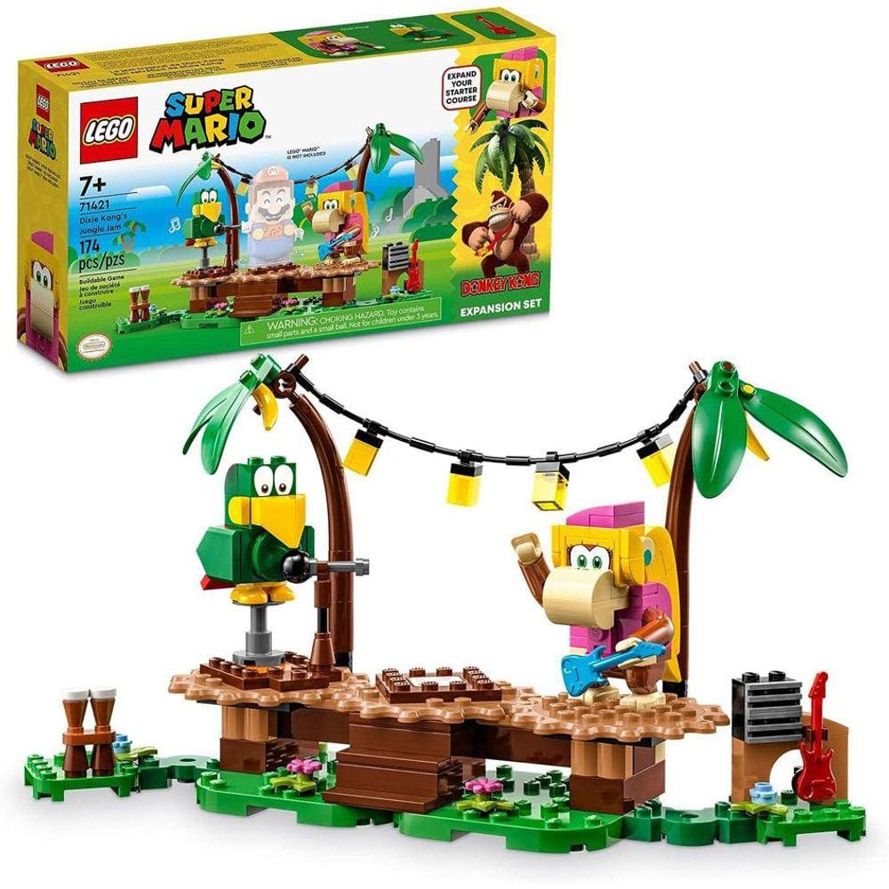 Lego Super Mario - Ritmo Tropical Da Dixie Kong 71421