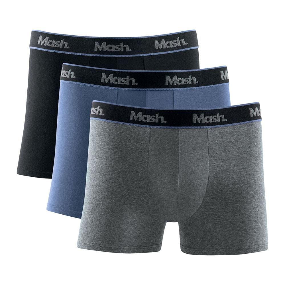 Kit 3 Cuecas Mash Boxer Cotton