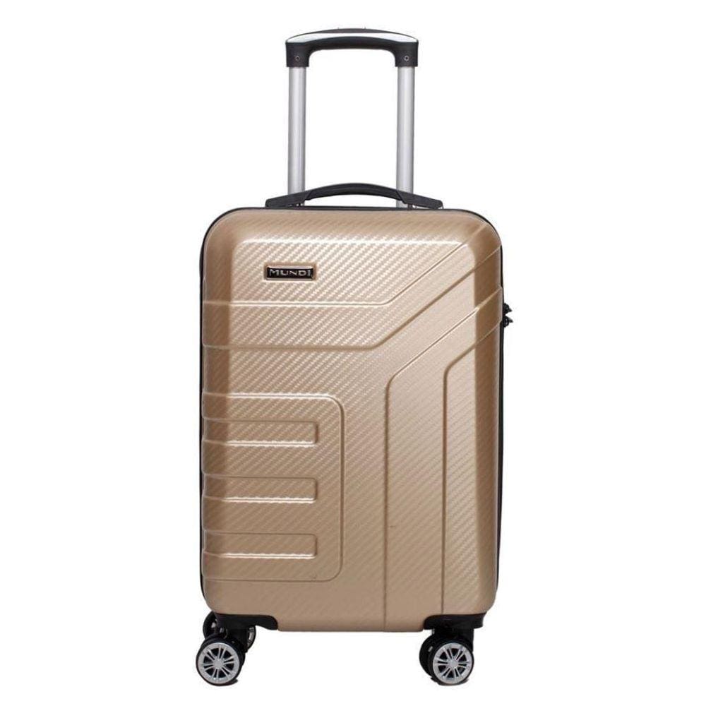 Mala De Viagem Media 23Kg Mundi Paris 360 Graus Luxo Abs.