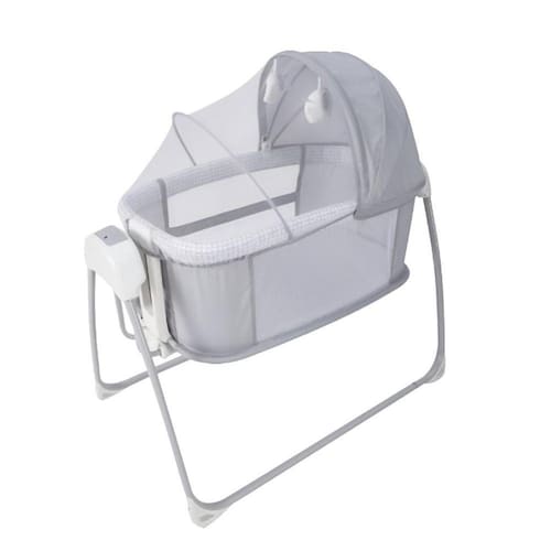 imagem-Berço Techno Bluetooth Cinza Claro