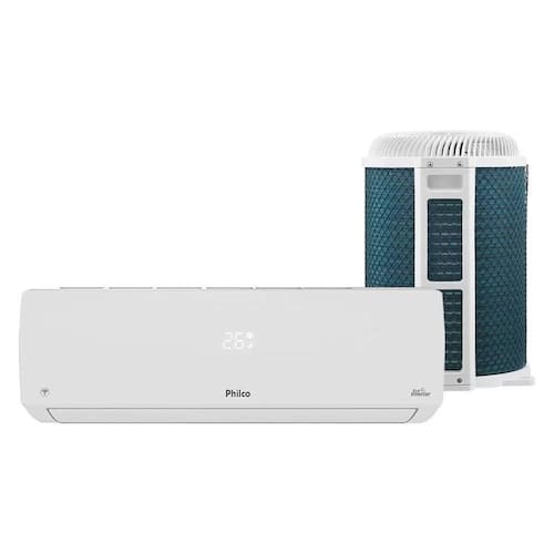 Ar-Condicionado Split Philco Hi Wall Eco Inverter 9.000 Btus Frio Branco Bifásico PAC9000IFM15 - 220V