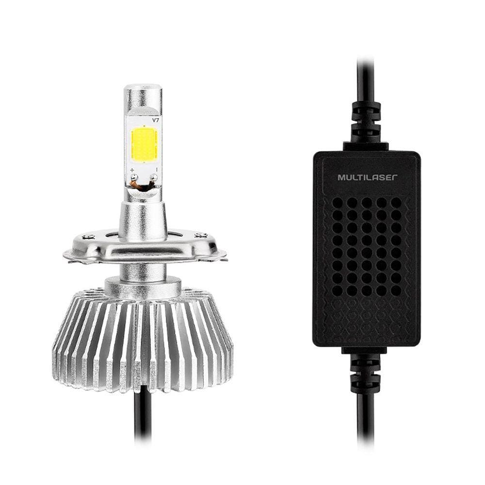 Lampada Multilaser Super LED H3 6200K PAR