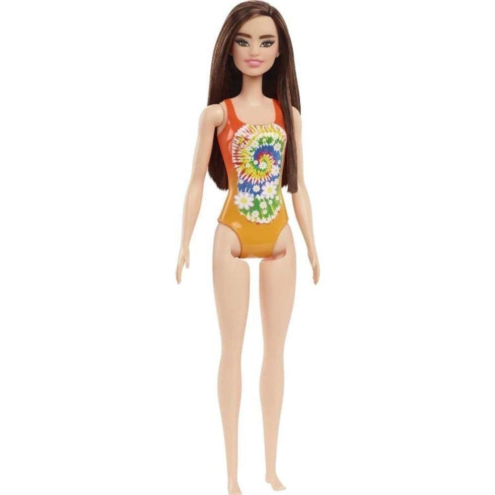 Boneca Barbie - Moda Praia - Maiô Florido - Mattel